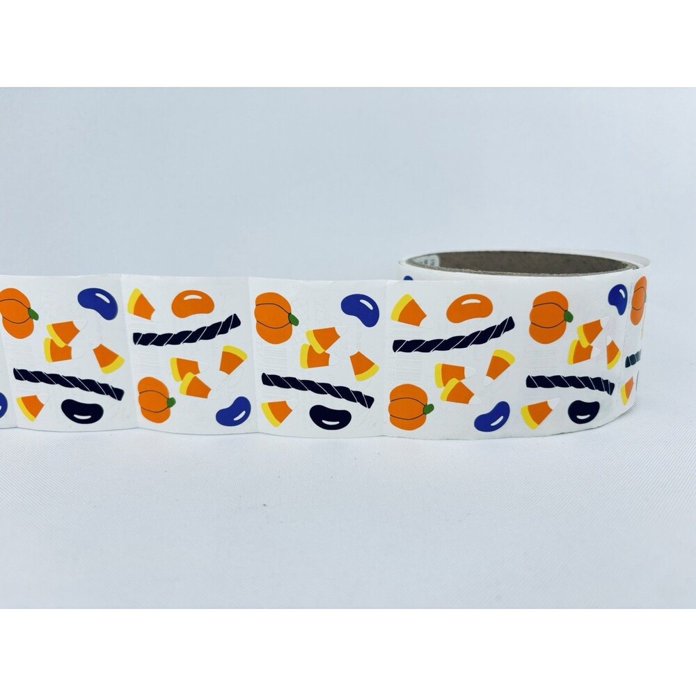 Vintage 1994 Halloween Candy Mrs. Grossman's‎ Stickers Roll Scrapbooking Read!